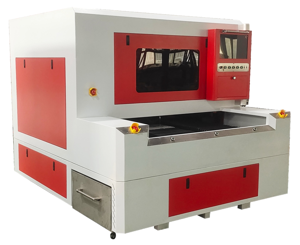 雙平臺皮秒激光玻璃切割裂片一體機(jī)